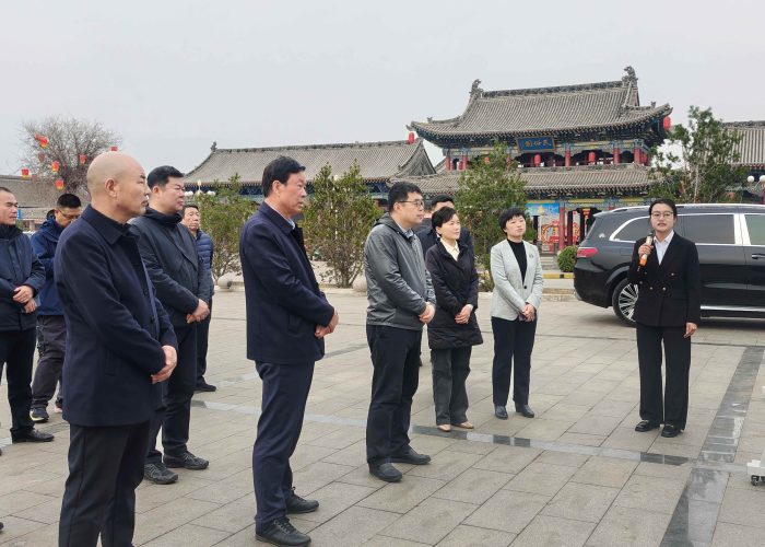 为山西省统战部领导汇报我镇近期重点工作